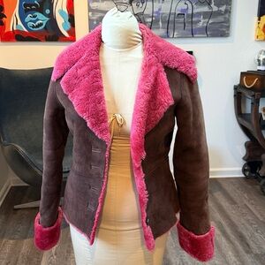 Gorgeous 100% lamb shearling jacket